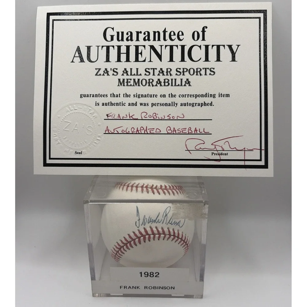 Frank Robinson Autographed Signed Baseball 